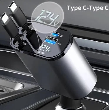 USB-C Retractable Car Charger - Image 4